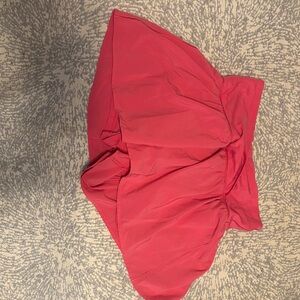 Neon Pink Skater Skirt / Shorts